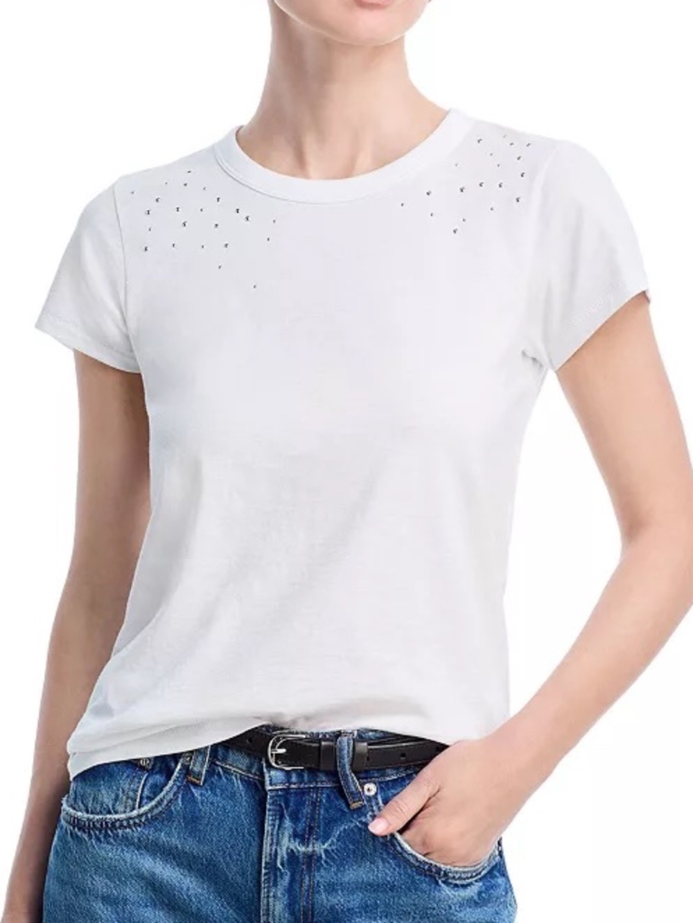 rag & bone Ombré Stud Tee